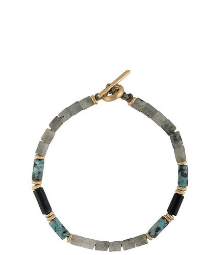 M. Cohen Armband mit Perlen - Grau