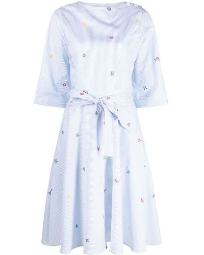 KENZO Kleid mit Print - Blau