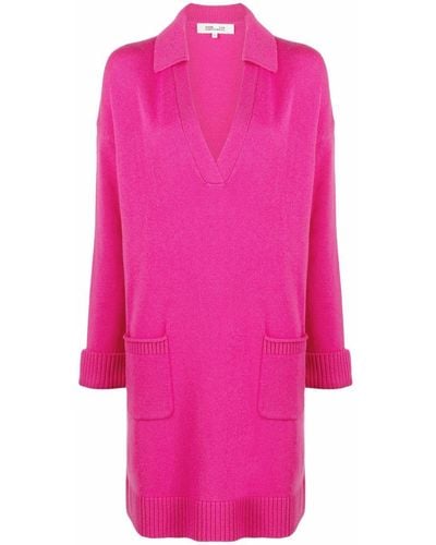 Diane von Furstenberg ニットドレス - ピンク