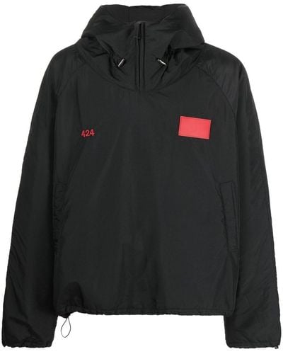 424 Logo-patch Jacket - Black