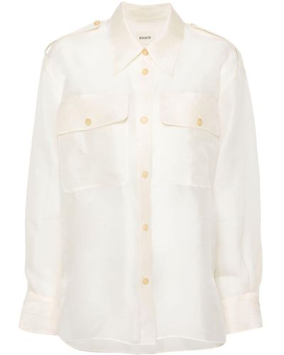 Khaite Camisa Missa - Blanco