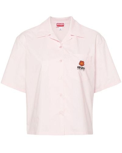 KENZO T-shirt Boke Flower en coton - Rose