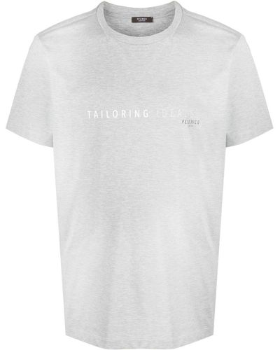 Peserico T-shirt Tailoring Ideal en coton - Blanc