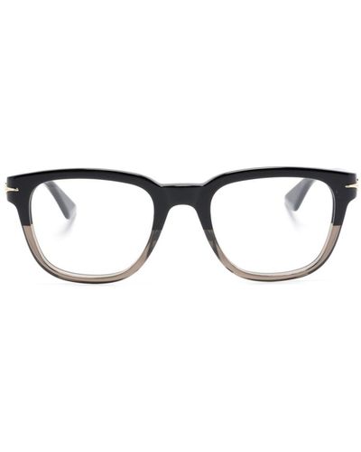 Montblanc グラデーション スクエア眼鏡フレーム - ブラック