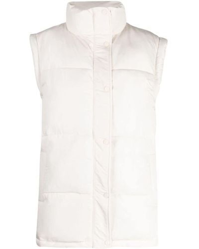 The Upside Chalet Oslo Padded Gilet - White