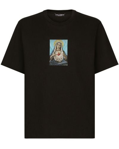 Dolce & Gabbana グラフィック Tシャツ - ブラック