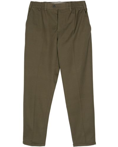 PT Torino Elasticated-waistband trousers - Grün