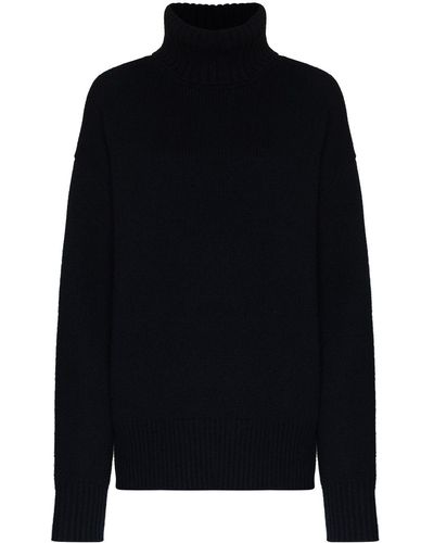 Extreme Cashmere Roll-neck Oversized Sweater - Blue
