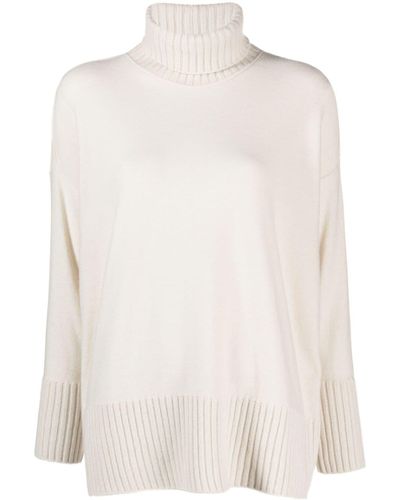 Antonelli Roma Roll-neck Sweater - White