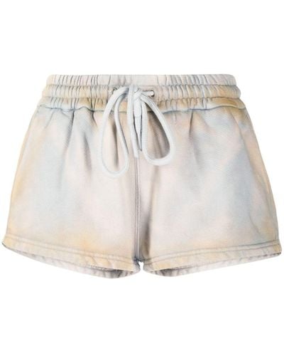 Off-White c/o Virgil Abloh Shorts Laundry con coulisse - Blu