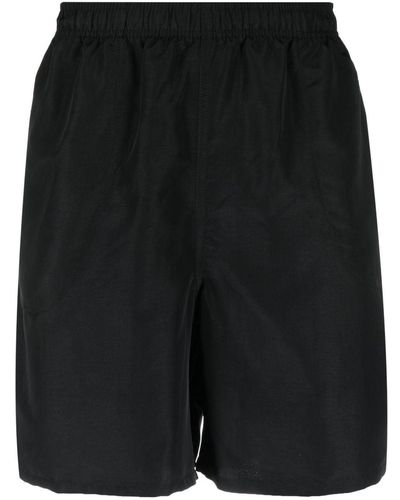 Stussy Short de bain à taille élastiquée - Noir