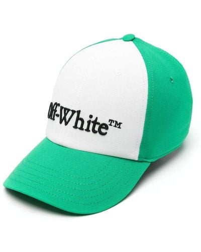 Off-White c/o Virgil Abloh Gorra Drill con logo bordado - Verde