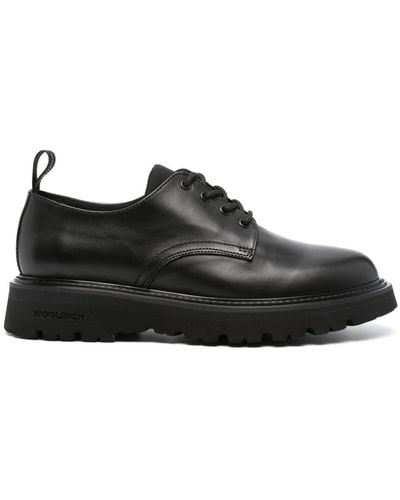 Woolrich New City Leather Derby Shoes - Black