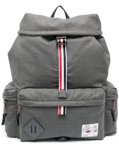 Thom Browne Hiking Squared Backpack - Grey