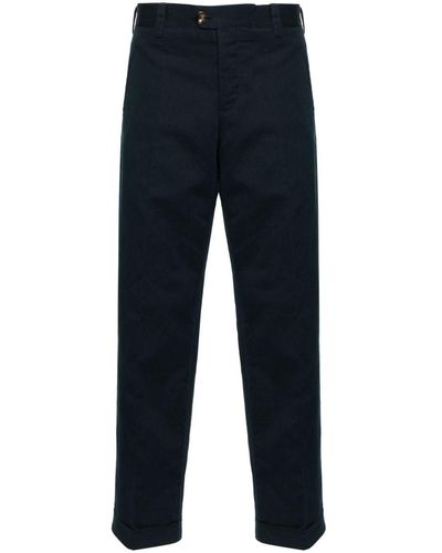 PT Torino Tapered Chino Trousers - Blue