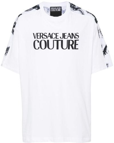 Versace Jeans Couture Logo-print Cotton T-shirt - ホワイト