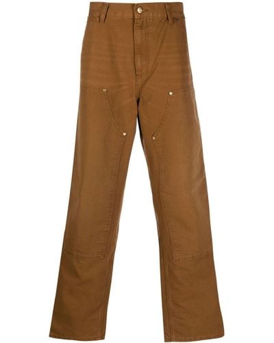 Carhartt High-waist Cotton Jeans - Brown