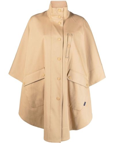 See By Chloé High-neck Half-sleeved Parka - Natural