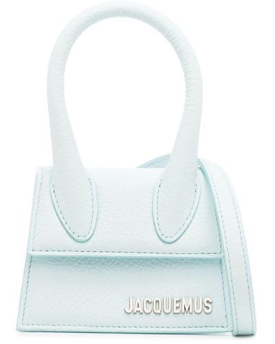 Jacquemus Le Chiquito Long Leren Shopper - Blauw