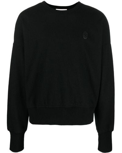 Alexander McQueen Sweatshirt mit Logo-Patch - Schwarz