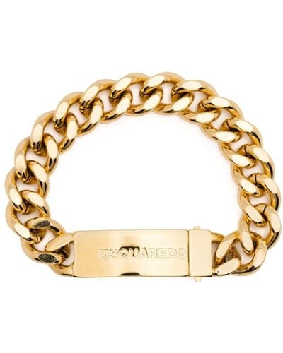 DSquared² Pulsera Chained2 gruesa - Metálico