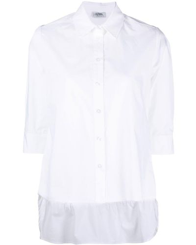 Liu Jo Hemd mit Dreiviertelärmeln - Weiß
