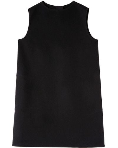 Jil Sander Doubleface Sleeveless Cashmere Dress - Black