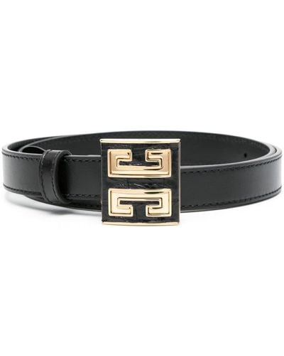 Givenchy Leather 4g Belt - Black