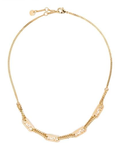 Fendi O'Lock chain necklace - Neutro