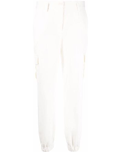 P.A.R.O.S.H. Slim-fit Cargo Pants - White