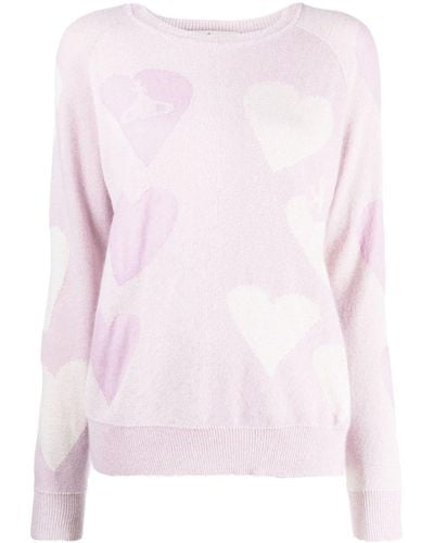 Vivienne Westwood Sweatshirt mit Rundhalsausschnitt - Pink