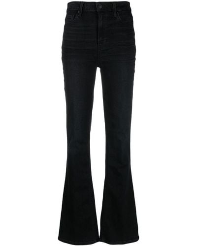PAIGE High-rise Flared Jeans - Black