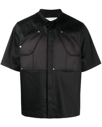 1017 ALYX 9SM Hemd mit aufgesetzten Taschen - Schwarz