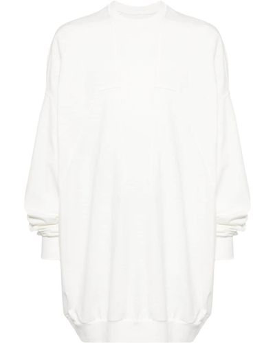 Rick Owens Sweatshirt im Oversized-Look - Weiß