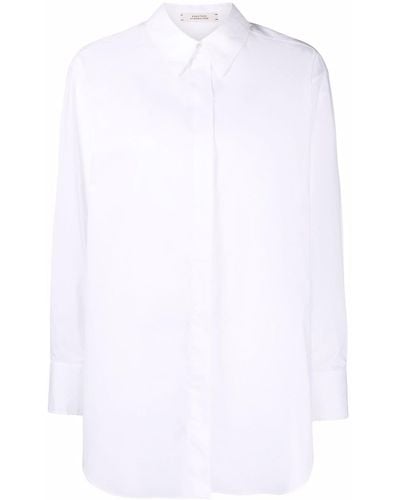 Dorothee Schumacher Oversized Poplin Cotton Shirt - White