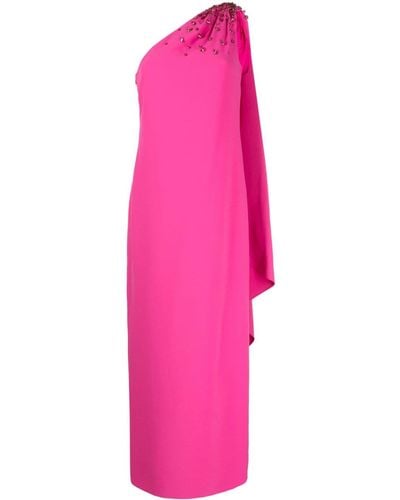 Sachin & Babi Leslie Crystal-embellished Gown - Pink