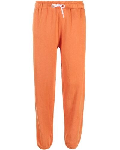 Polo Ralph Lauren Drawstring Tapered Track Trousers - Orange
