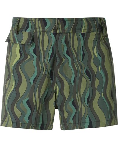 Amir Slama Ondas Tactel Swim Shorts - Green