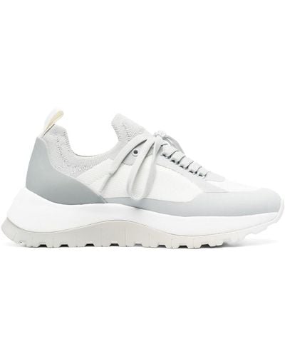 Calvin Klein Panelled Low-top Trainers - White