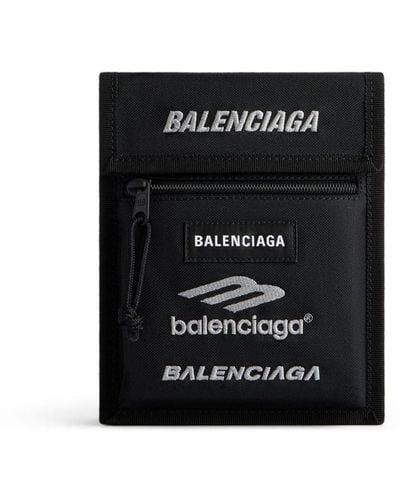 Balenciaga ロゴパッチ メッセンジャーバッグ - ブラック