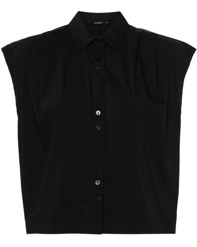 Transit Poplin Shortsleeved Shirt - Black