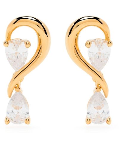 Anissa Kermiche Gold Calin D'or Diamond Earrings - Metallic