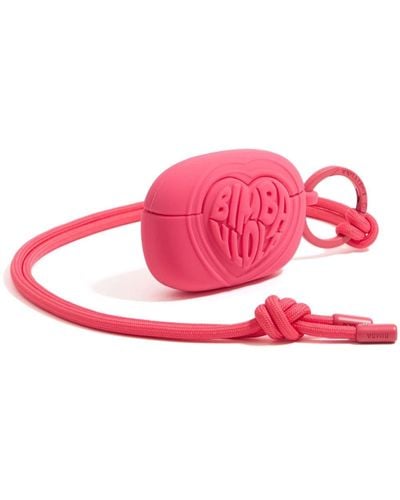 Bimba Y Lola Heart Logo-embossed Airpods Case - Pink