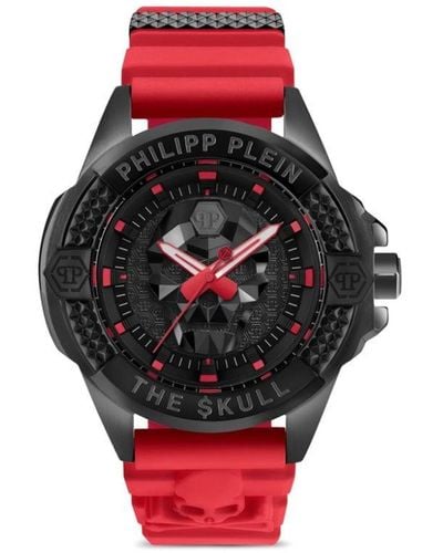 Philipp Plein The $kull 44mm 腕時計 - レッド