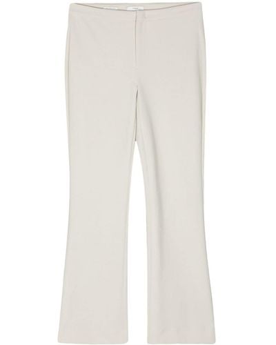 Vince Mid-rise Flared Pants - White