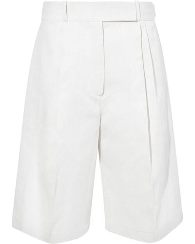 Proenza Schouler Pleated Knee-length Shorts - White