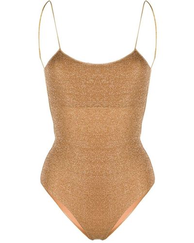 Oséree Toffee Lumiere Maillot One-piece Swimsuit - Brown