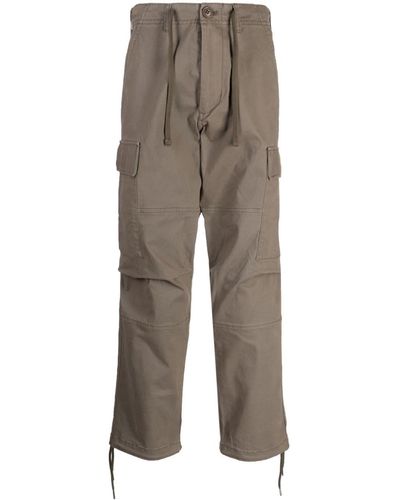 Chocoolate Pantalones cargo con cordones y logo - Gris
