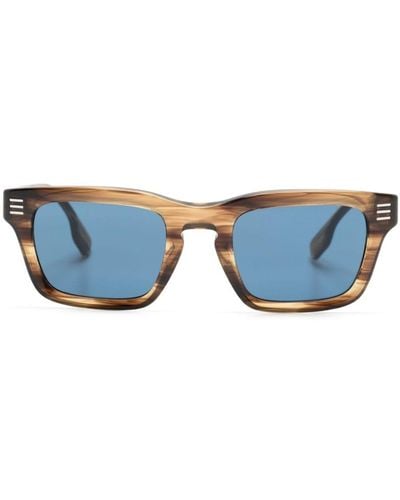 Burberry B4403 Sonnenbrille mit eckigem Gestell - Blau