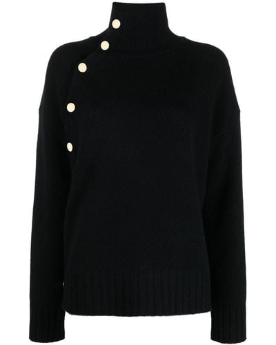 Altuzarra Button-fastening Cashmere Sweater - Black